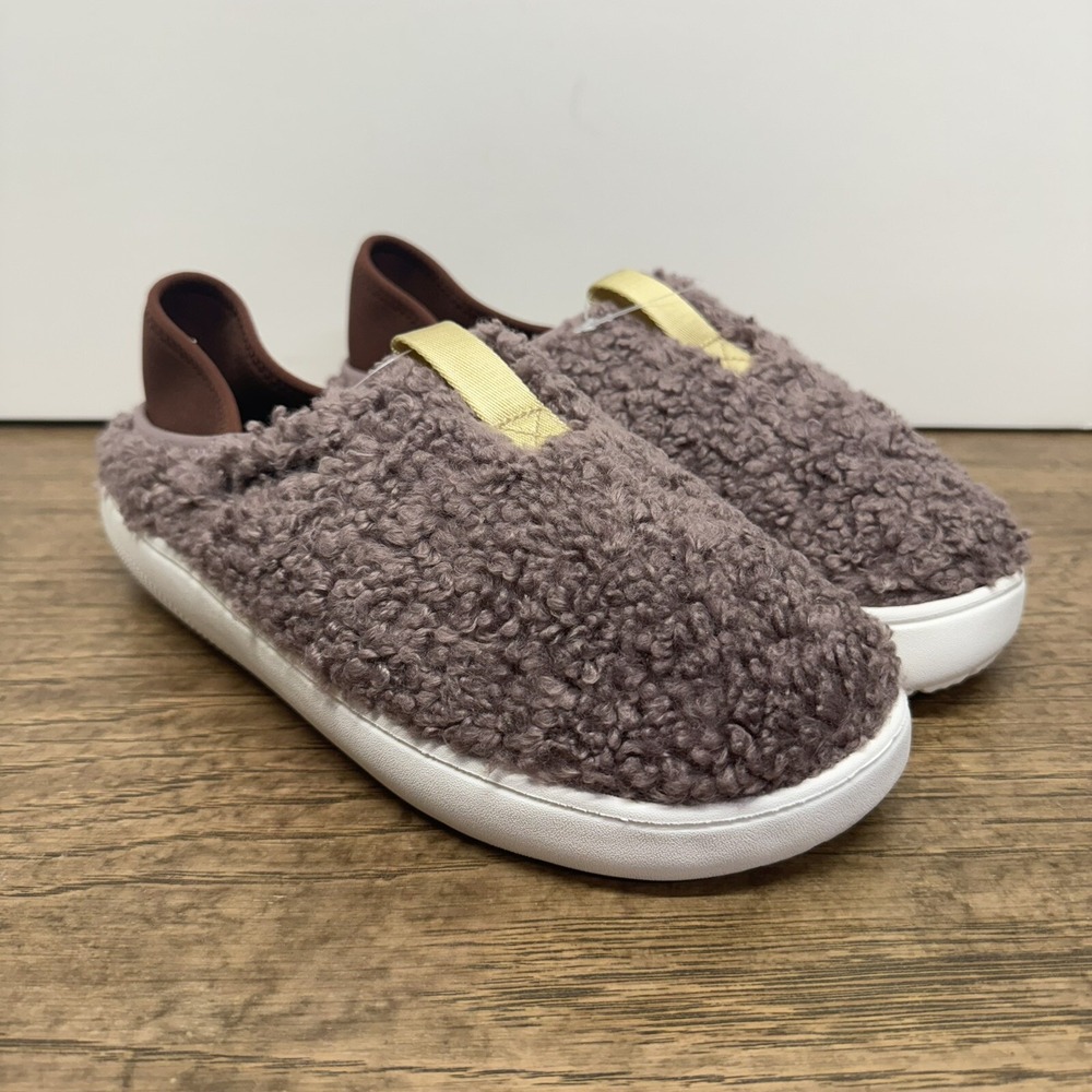 Crocs Classic Fleece Moc - Twilight/Dark Clay - 9 Men/11 Women -Slip on Slippers